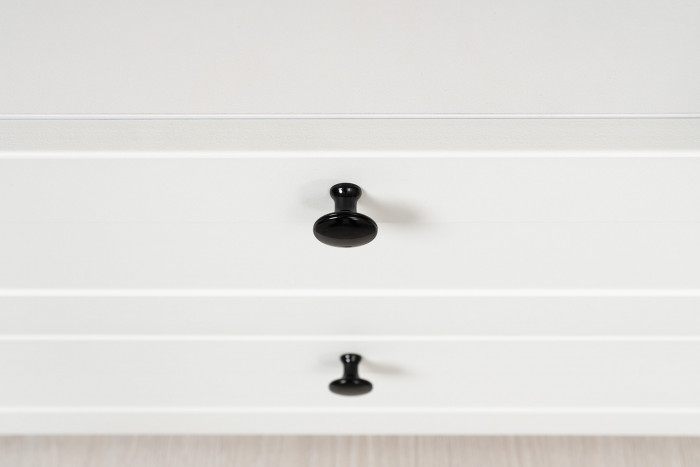 Остин 11.53 Кровать + ортопед + 16.47 Тумба под ТВ, белый шагрень/дуб крафт золотой