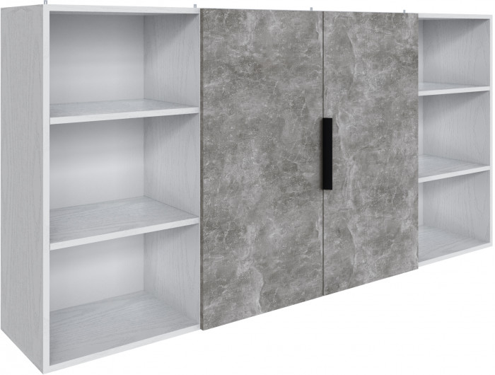 Набор мебели для гостиной "Мадрид", Белый/Ателье светлое