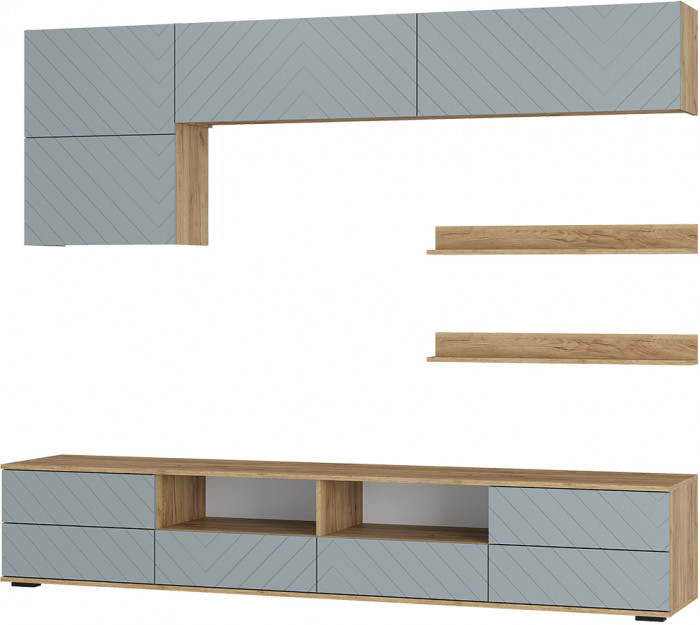 Гостиная "Камелия" ГС-01 Крафт/шарли бриз (MF11)
