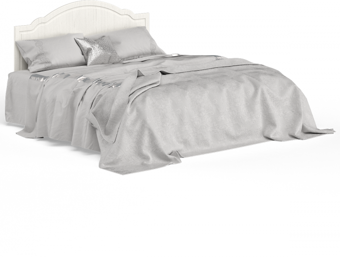 Ливерпуль Кровать 11.08 БЕЗ ортопеда, цвет ясень ваниль/белый, ШхГхВ 166х204х112 см., сп. м. 1600х2000 мм., б/м, БЕЗ ортопеда