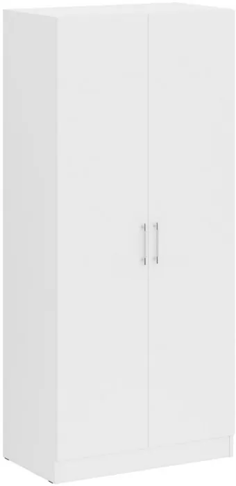 Кровать с ящиками 1600 + Шкаф 2-х створчатый Стандарт, цвет белый, ШхГхВ 163,5х203,5х70 + 90х52х200 см., сп.м. 1600х2000 мм., б/м, основание есть