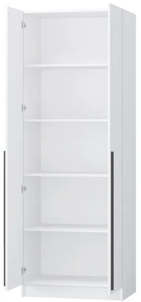 Шкаф Бастион ЛДСП 0,8 (Крафт золотой / Белый древесный)