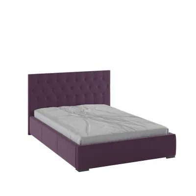 Октавия Кровать интерьерная 140 винный ромб, ПМ