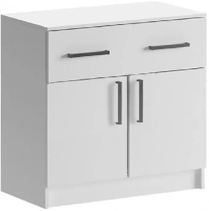 Комод 1 ящик 2 двери (Венге / дуб беленый)