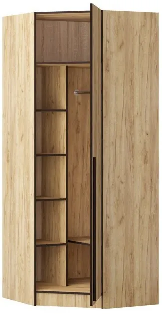 Шкаф Бастион ЛДСП угловой (Дуб крафт золотой)