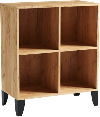 Гира Стеллаж открытый ГС-1 дуб крафт золотой