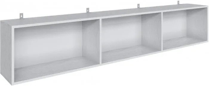 Полка Мадрид навесная (2,03), Белый/Ателье светлое