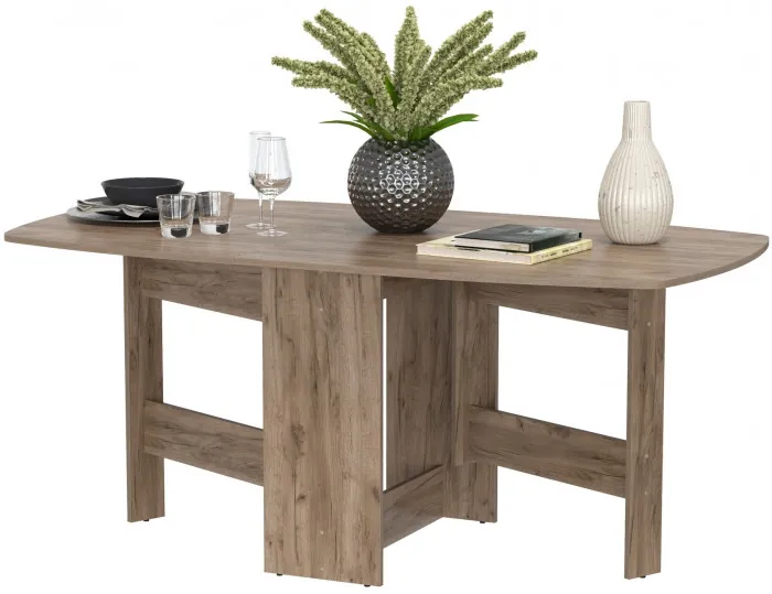 Стол-книжка раскладной 1-65М1дкт, дуб крафт табачный