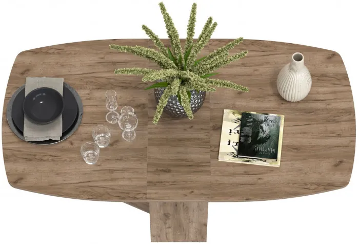 Стол-книжка раскладной 1-65М1дкт, дуб крафт табачный