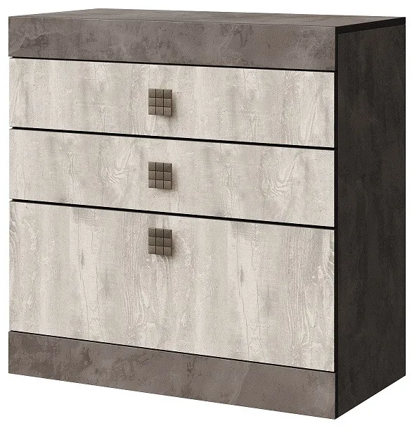 Набор мебели для детской "Лондон" - Оникс/Бетон пайн светлый