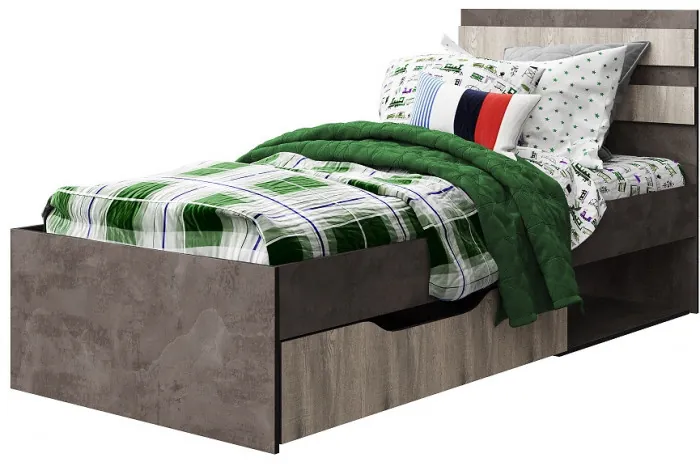 Набор мебели для детской "Лондон" - Оникс/Бетон пайн светлый