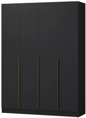 Шкаф Авангард 1600, черный