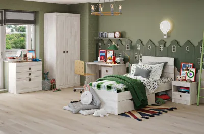 Набор мебели для детской "Лондон" - Ледяное дерево