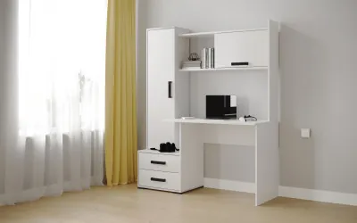 Компьютерный стол Квартет-9, Белый