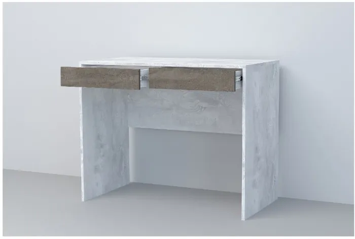 Эго Стол Ст-1 (Глянец Белый/Дуб Крафт Золотой)