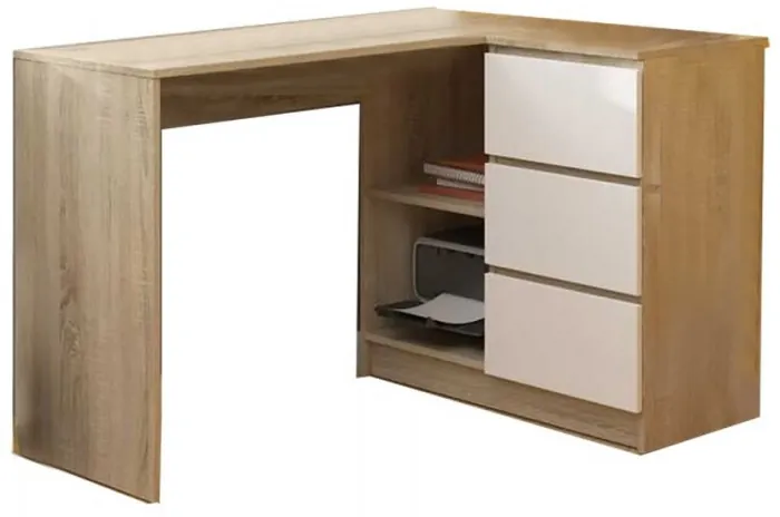 Челси Стол письменный угловой (Графит, Графит)