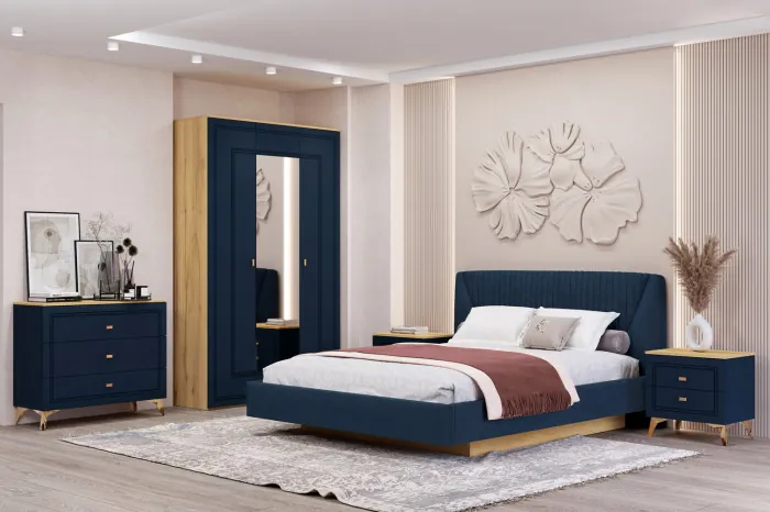 Кровать-11М с подъемным основанием 1800 Вега Сапфир