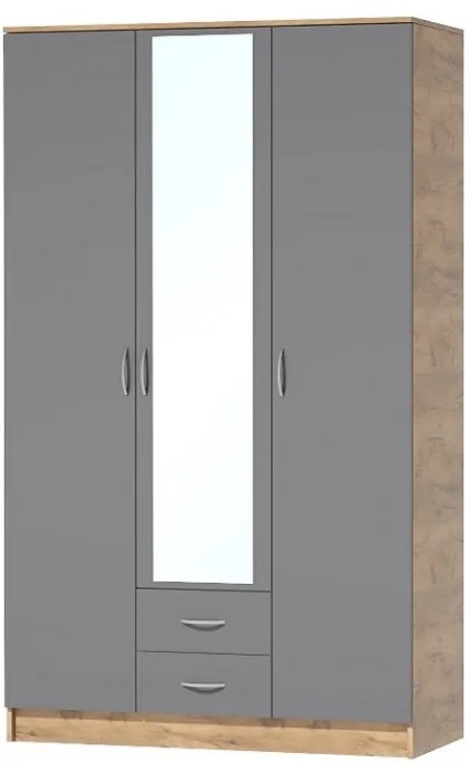 Кэт-7 Шкаф 3-створчатый (Венге / Белфорт)