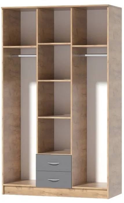 Кэт-7 Шкаф 3-створчатый (Венге / Белфорт)