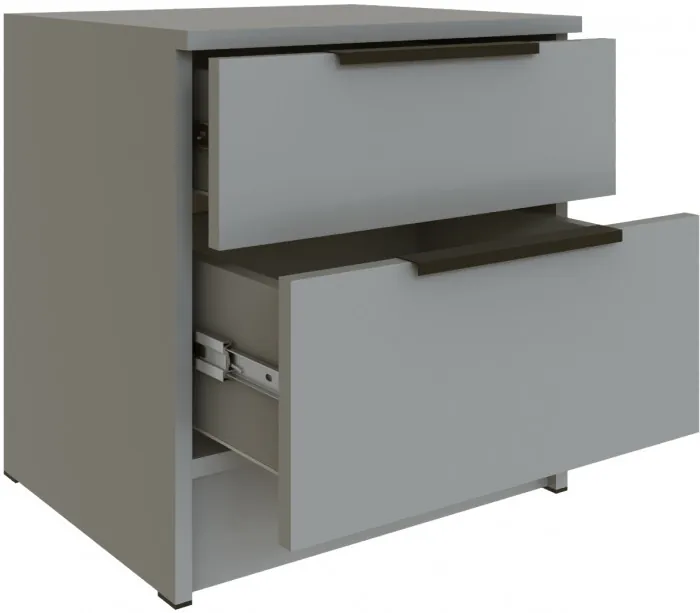 Набор мебели для подростковой "Мадрид", Серый камень