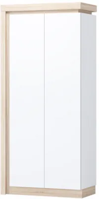 Астра Шкаф №1, Белый глянец/Сонома