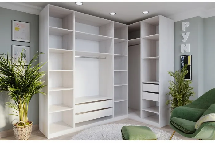 Гардеробная Рум. Комплект 3.2, ясень