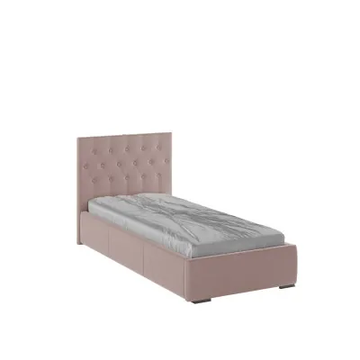 Октавия Кровать интерьерная 900 пыльная роза ромб, ортопед