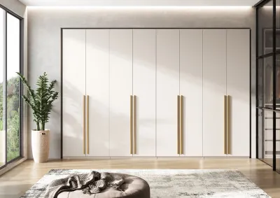 Гардеробная Ларго Вариант №2, Кашемир (с фасадами)