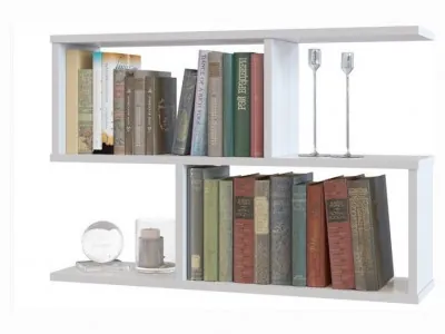 Полка книжная ПК-2, белая