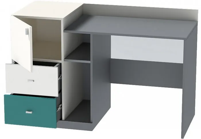 Клео СТ-1 Стол (Графит/Миндаль/Океан)