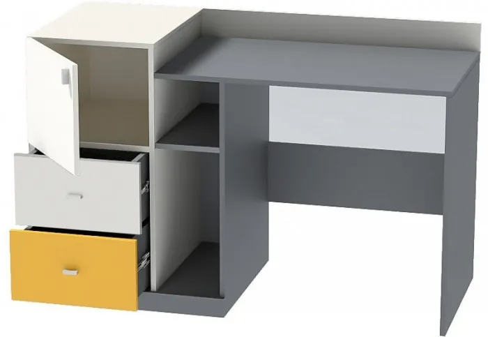 Клео СТ-1 Стол (Графит/Миндаль/Океан)