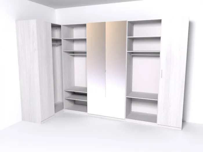 Гардеробная Рум. Комплект 5.2, ясень