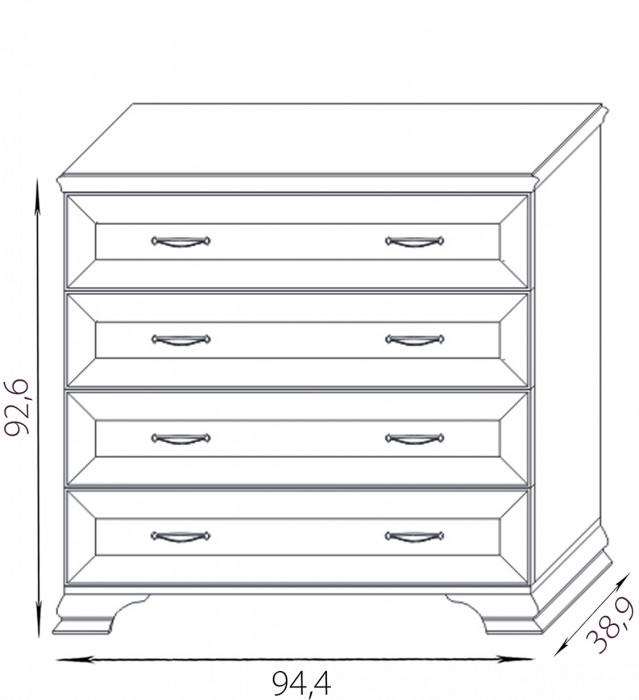 Комод Сиена