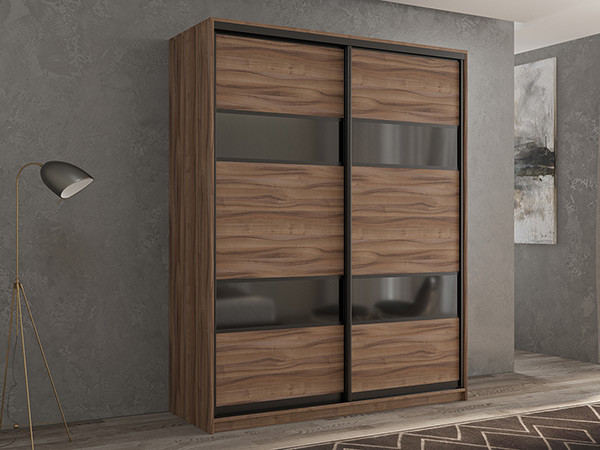 Шкаф-купе Кааппи 7 Орех Тьеполло 160х60х230 см