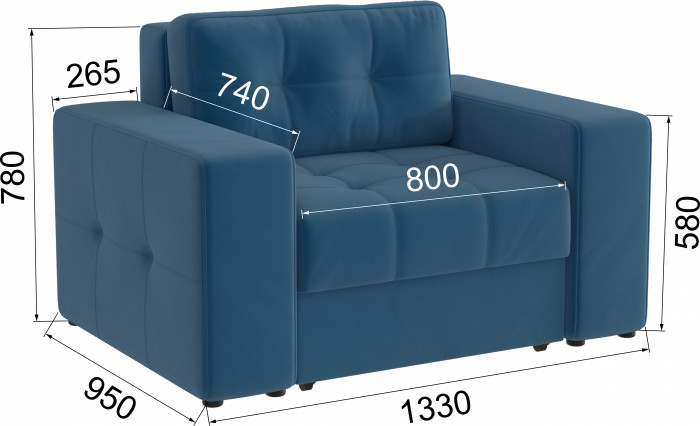 Кресло-кровать Верден, Атлантида