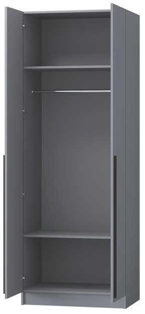 Шкаф Бастион ЛДСП 0,8 (графит)