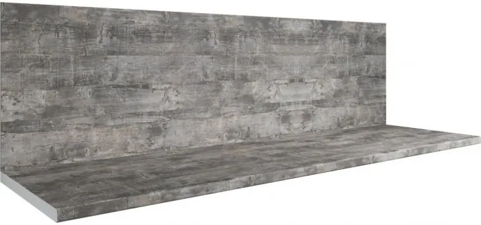 Кухонный гарнитур Кампео 1,5м Белый снег/Бриз