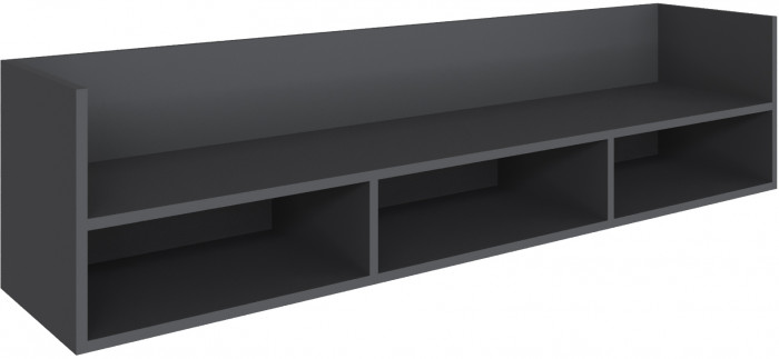 Набор мебели для гостиной "Мадрид", Графит серый/Камень серый