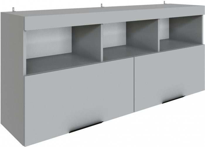 Набор мебели для гостиной "Мадрид", Графит серый/Камень серый