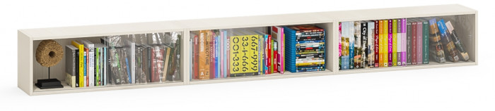 Три полки книжных С-МД-КН01, дуб