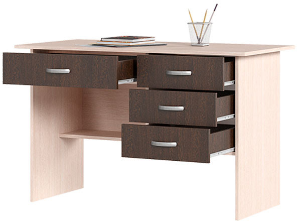 Стол письменный Сити венге/белфорт