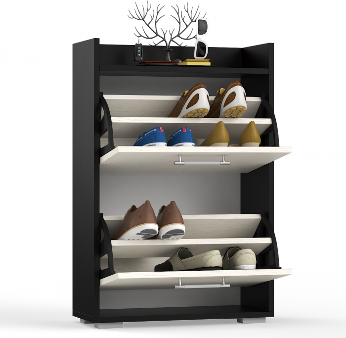 Обувница СВК, венге/дуб лоредо