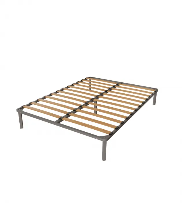 Октавия Кровать интерьерная 160 светло-голубой ромб, ортопед