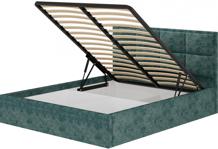 "Линда" КР-16 кровать 1,6 м Морская волна