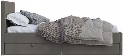 Кровать Тэя (кровать 160 + 2 ящ.), Микровелюр Zeekr-55