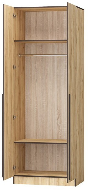 Шкаф Бастион ЛДСП 0,8 (Белый древесный)