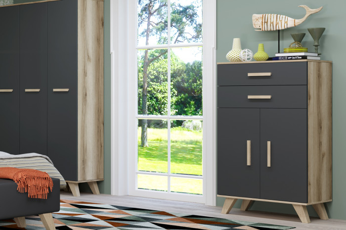 Шкаф низкий Вега Скандинавия