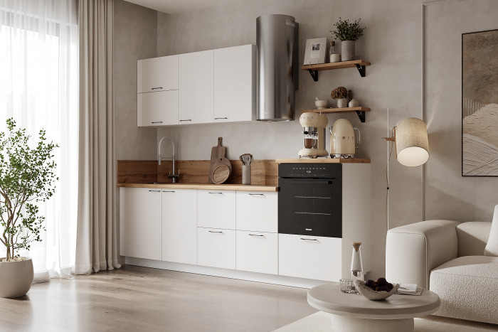 КГ ШН 600 Белый софт матовый/Белый гладкий Арника РМ