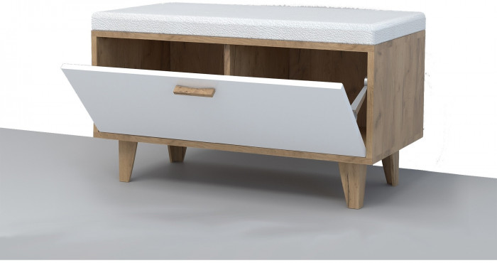 Эго Обувница ОБ-1 НГ (Камень Темный/Бетон Светлый)