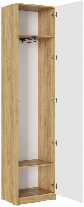 Модульная прихожая Роджинамиф, композиция 1 (Графит, Дуб Крафт Золотой)